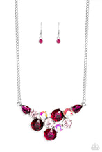 Load image into Gallery viewer, Paparazzi Round Royalty Pink Necklace & Twinkling Trio Pink Bracelet 2 Piece Set