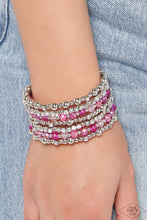Load image into Gallery viewer, Paparazzi ICE Knowing You - Pink Bracelet