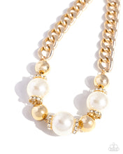 Load image into Gallery viewer, Paparazzi Generously Glossy - GoldNecklace