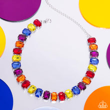 Load image into Gallery viewer, Paparazzi Ecstatic Emeralds - Multi Choker Necklace