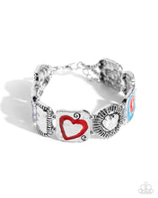 Load image into Gallery viewer, Paparazzi Hammered History - Red Bracelet