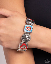 Load image into Gallery viewer, Paparazzi Hammered History - Red Bracelet
