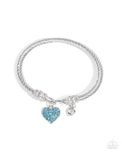 Load image into Gallery viewer, Paparazzi Heart Hour - Blue Bracelet