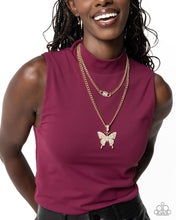 Load image into Gallery viewer, Paparazzi Aerial Arrangement - Gold Necklace