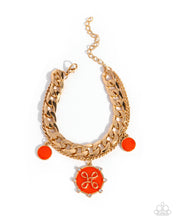 Load image into Gallery viewer, Paparazzi Preppy Present - Orange Bracelet