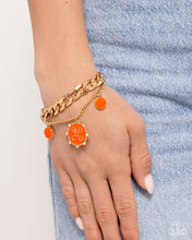 Load image into Gallery viewer, Paparazzi Preppy Present - Orange Bracelet