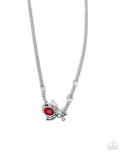 Load image into Gallery viewer, Paparazzi Bedazzled Beetle - Red Necklace