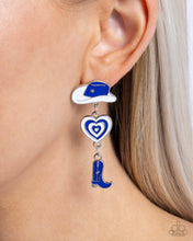 Load image into Gallery viewer, Paparazzi Swing Dance Delight - Blue Earrings