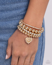 Load image into Gallery viewer, Paparazzi Excessive Elegance - Gold Bracelet