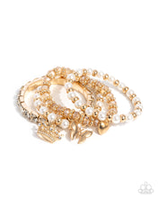 Load image into Gallery viewer, Paparazzi Feminine Charm - Gold Bracelet