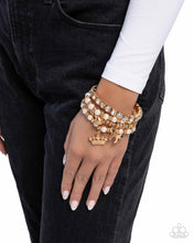 Load image into Gallery viewer, Paparazzi Feminine Charm - Gold Bracelet
