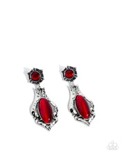 Load image into Gallery viewer, Paparazzi High-End Reservation - Red Earrings