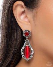 Load image into Gallery viewer, Paparazzi High-End Reservation - Red Earrings