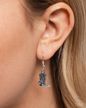 Load image into Gallery viewer, Paparazzi Blazing Boot - Black Necklace