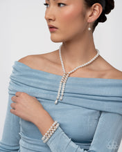 Load image into Gallery viewer, Paparazzi Paid in Pearls - Gold Necklace and Bracelet