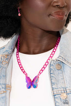 Load image into Gallery viewer, Paparazzi Fascinating Flyer - Pink Necklace