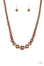 Load image into Gallery viewer, Party Pearls - Brown Pearl Necklace - Demetra's Bling Boutique