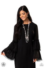 Load image into Gallery viewer, All The Trimmings - Silky Ribbon Pink Necklace - Demetra's Bling Boutique