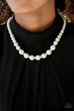 Load image into Gallery viewer, Showtime Shimmer - White Necklace - Demetra's Bling Boutique