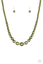 Load image into Gallery viewer, Party Pearls - Green Pearl Necklace - Demetra's Bling Boutique