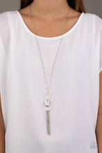 Load image into Gallery viewer, Faith Makes All Things Possible - Silver Hammered Stamped Necklace - Demetra's Bling Boutique