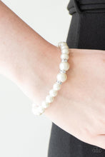 Load image into Gallery viewer, Radiantly Royal - White Bracelet - Demetra's Bling Boutique