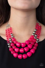 Load image into Gallery viewer, Forbidden Fruit - Pink Necklace - Demetra's Bling Boutique