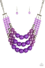 Load image into Gallery viewer, Forbidden Fruit - Purple Necklace - Demetra's Bling Boutique