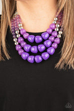 Load image into Gallery viewer, Forbidden Fruit - Purple Necklace - Demetra's Bling Boutique