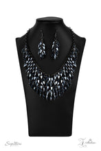 Load image into Gallery viewer, The Heather - Metallic Blue Necklace -2020 Zi Collection - Demetra's Bling Boutique
