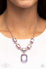Load image into Gallery viewer, Million Dollar Moment - Multi Gem Cut Iridescent Necklace - Demetra's Bling Boutique