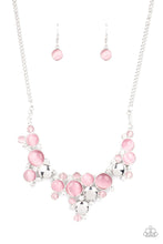 Load image into Gallery viewer, Fairytale Affair - Pink Cat's Eye Necklace - Demetra's Bling Boutique