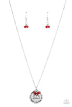Load image into Gallery viewer, Simple Blessings - Red Stamped "Simply Blessed" Necklace - Demetra's Bling Boutique