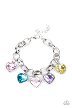 Load image into Gallery viewer, Candy Heart Charmer - Multi Heart Shape Bracelet - Demetra's Bling Boutique