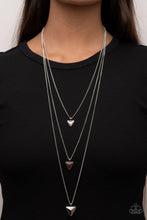 Load image into Gallery viewer, Follow the LUSTER - Multi White, Oil Spill and Hematite Necklace - Demetra's Bling Boutique