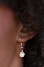 Load image into Gallery viewer, Modern Marina - Blue and Yellow Seed Bead White Pearl Necklace - Demetra's Bling Boutique