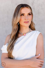 Load image into Gallery viewer, Heart in my Throat - Orange Necklace - Demetra's Bling Boutique