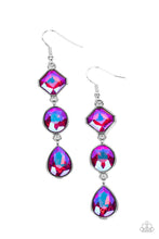 Load image into Gallery viewer, Reflective Rhinestones - Pink Earrings - Demetra's Bling Boutique