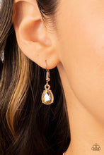 Load image into Gallery viewer, Otherworldly Opulence - Multi Iridescent Oversize Teardrop Necklace - Demetra's Bling Boutique