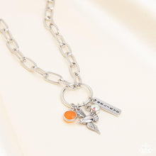 Load image into Gallery viewer, Inspired Songbird - Orange Necklace - Demetra's Bling Boutique