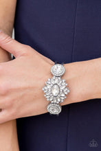 Load image into Gallery viewer, Daydream Dazzle - White Teardrop Gem Bracelet - Demetra's Bling Boutique