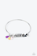 Load image into Gallery viewer, Flirting with Faith - Purple Bracelet - Demetra's Bling Boutique