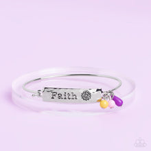 Load image into Gallery viewer, Flirting with Faith - Purple Bracelet - Demetra's Bling Boutique