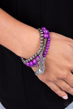 Load image into Gallery viewer, Individual Inflorescence - Purple Bracelet - Demetra's Bling Boutique
