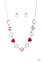 Load image into Gallery viewer, Paparazzi 2 pc set Contemporary Cupid - Multi Necklace & Sentimental Sweethearts - Multi Bracelet