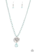 Load image into Gallery viewer, Priceless Plan - Blue Necklace - Demetra's Bling Boutique
