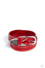 Load image into Gallery viewer, Paparazzi Coat of Arms Couture - Red Bracelet