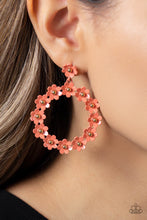 Load image into Gallery viewer, Paparazzi Daisy Meadows - Orange Earrings
