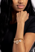 Load image into Gallery viewer, Paparazzi GLITTER and Grace - Gold Bracelet