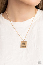 Load image into Gallery viewer, Paparazzi Mama MVP - Gold Necklace